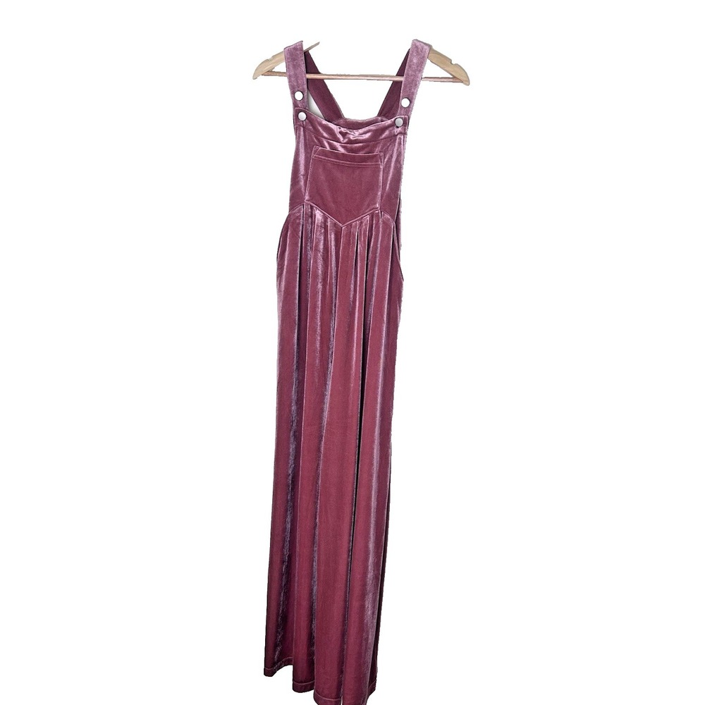 Bibi‎ Velvet Overall Boho Artsy Festival Fairycore Effortless Size S